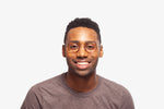 Owen Tortoise eyeglasses by Chemistrie worn by male model, front view