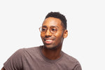 Owen Tortoise eyeglasses by Chemistrie worn by male model, side view