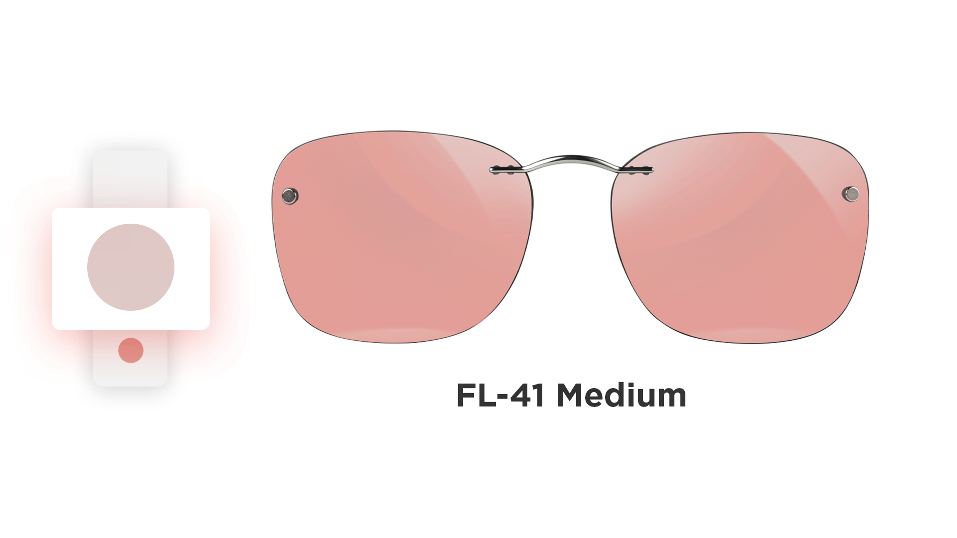 FL-41 Light Sensitivity Clip-On Glasses | Chemistrie